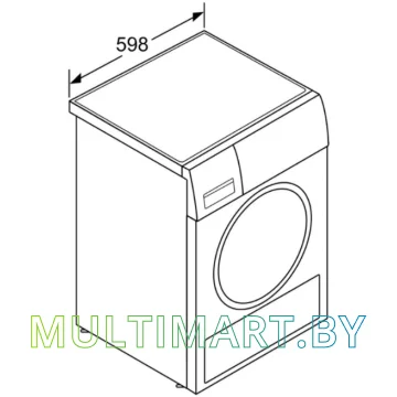Сушильная машина Bosch WTX87EH1OE картинка 7
